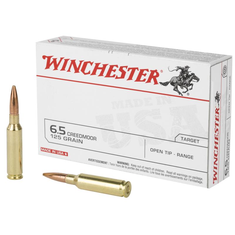 USA, 6.5 Creedmmor, 140 Grain, Full Metal Jacket Open Tip, 20 Round Box USA65CM