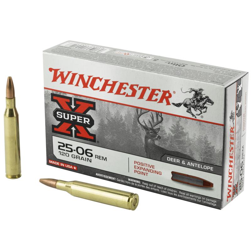 Super-X .25-06 Remington 120 Grain Positive Expanding Point