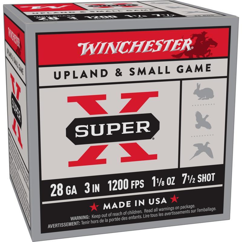 Super-X, 12 Gauge, 3", #7.5, 1-1/8 oz, Shotshell, 25 Round Box X2837