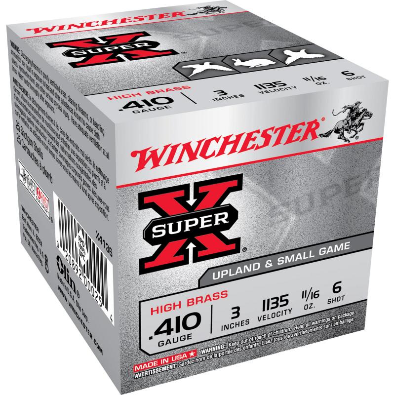 Super-X High Brass .410 Gauge 3 Inch 1135 FPS .6875 Ounce 6 Shot