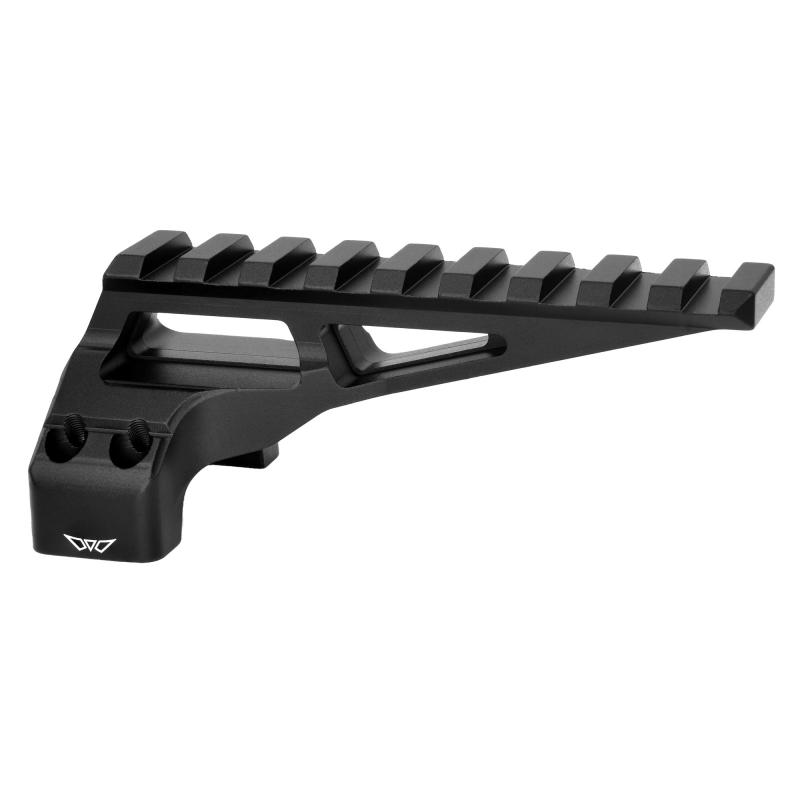 Diving Board, 34mm, Fits Warne Skyline Mount, Anodized Finish, Black 7860M