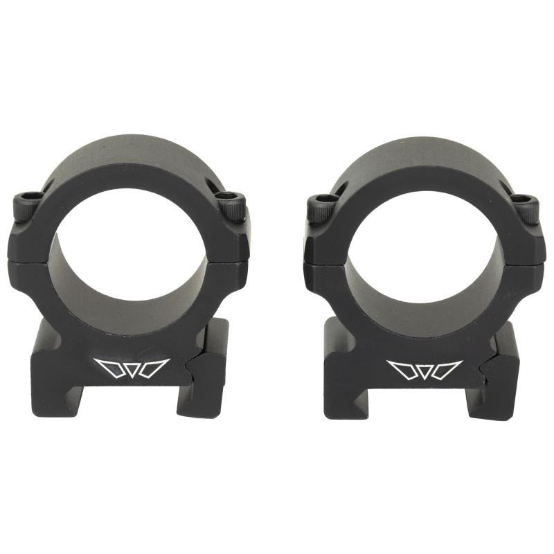 Vapor Horizontal, 1", Medium Rings, Matte Finish, Black, Fits Picatinny V601M