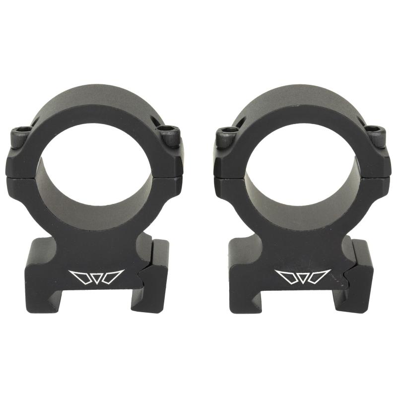Vapor Horizontal, 1", High Rings, Matte Finish, Black, Fits Picatinny V602M