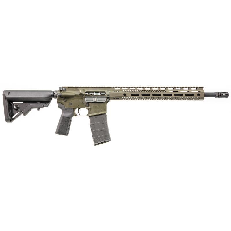 15M, Semi-automatic Rifle, AR, 223 Wylde, 16" Barrel, A2 Flash Hider, Cerakote Finish, Olive Drag Green, Mid Length Gas System, 13.7" Free Float M-LOK Handguard, B5 Stock and Grip, 30 Rounds, 1 Magazine T15M-556-16-ODG