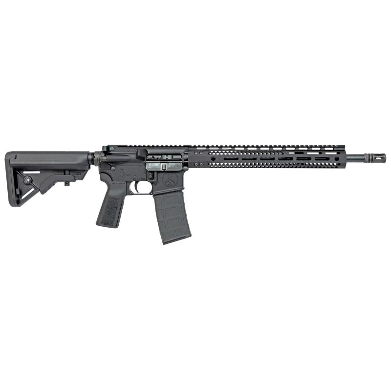 15M, Semi-automatic Rifle, AR, 556 NATO, 16" Barrel, A2 Flash Hider, Anodized Finish, Black, Mid Length Gas System, 13.7" Free Float M-LOK Handguard, B5 Stock and Grip, 30 Rounds, 1 Magazine T15M-556-16CHF-BLK