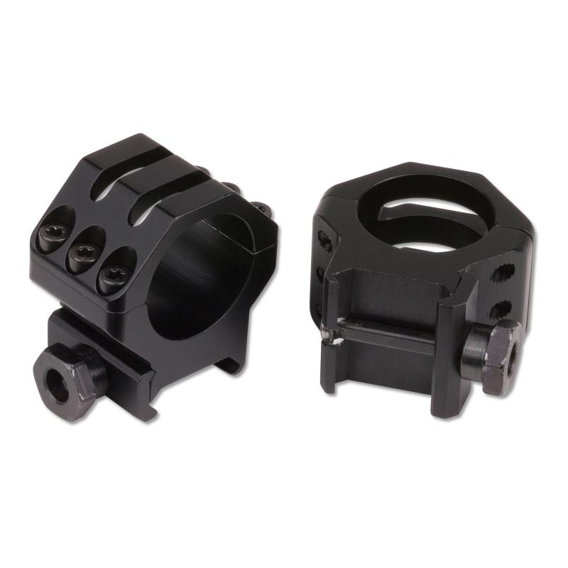 Tactical Ring One Inch High Height 6-Hole Matte