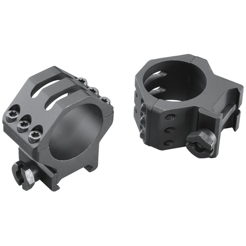 6-Hole Tactical Picatinny Ring Medium Matte Black 30mm