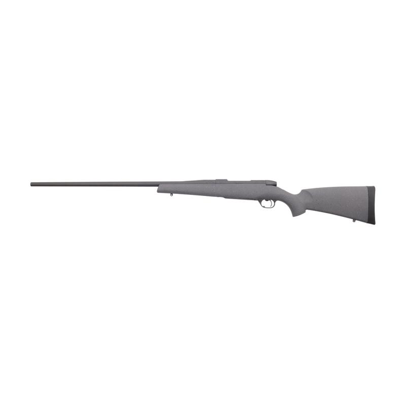 Mark V Hunter, Bolt Action Rifle, 6.5 Weatherby RPM, 24" Threaded #1 Sporter Contour Barrel, 1/2x28, 1:8 Twist, Steel, Cobalt Cerakote Finish, Advanced Polymer Stock, Granite Speckle, Trigger Tech Adjustable Trigger, 4 Rounds MHU01N65RWR4T