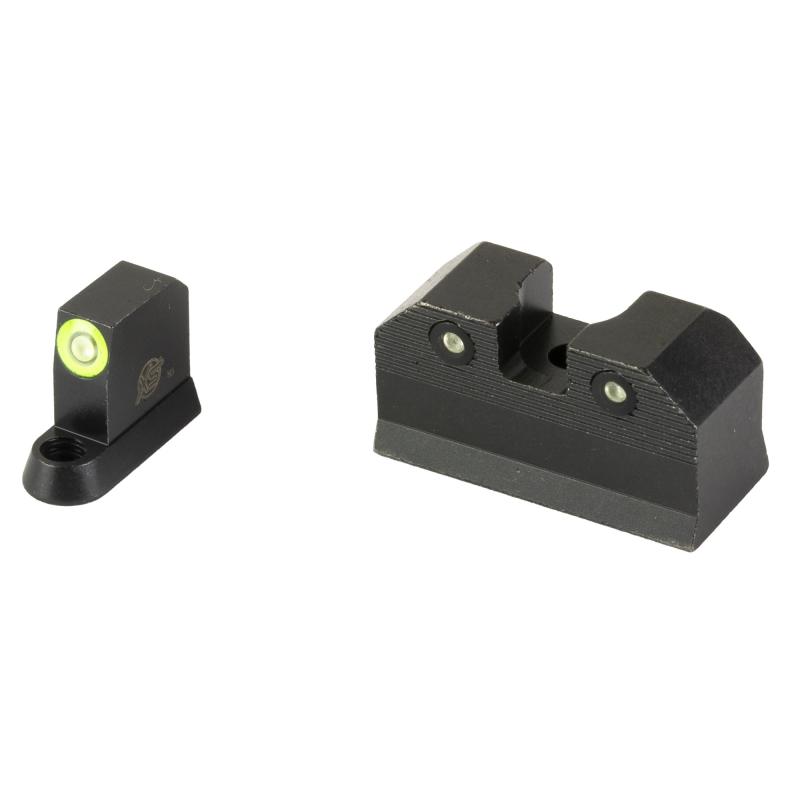 R3D, 2.0, Tritium Night Sight, For CZ P10, Suppressor Height, Green Front Outline, Green Tritium Front/Rear CZ-R201S-6G