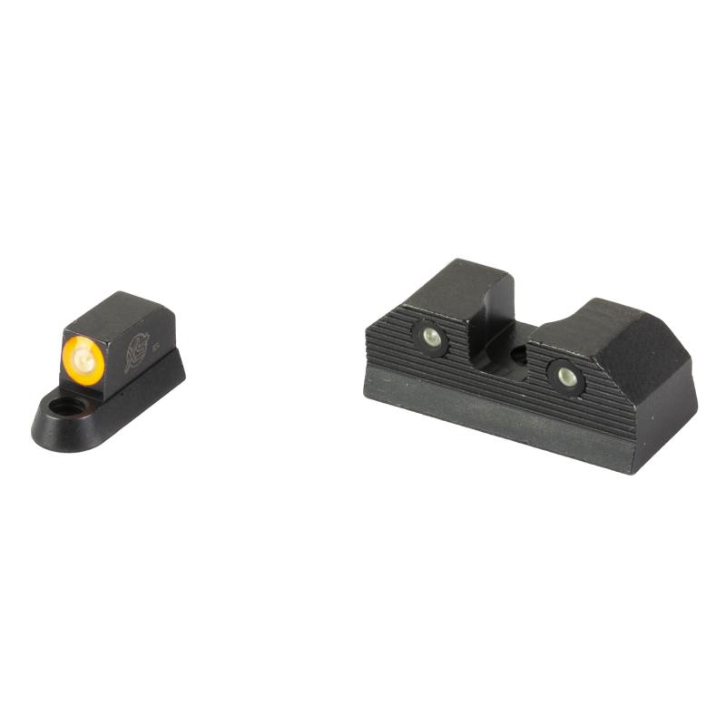 R3D, 2.0, Tritium Night Sight, For CZ P10, Standard Height, Orange Front Outline, Orange Tritium Front/Rear CZ-R202S-6N