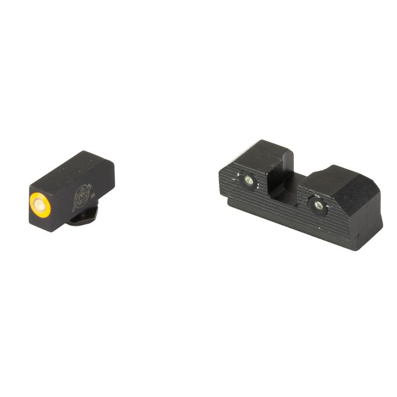 R3D 2.0, Tritium Night Sight, For Glock 20/21/29/30/30S/37/41, Orange Front Outline, Green Tritium Front/Rear GL-R202P-6N