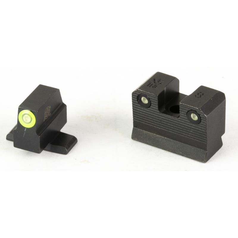R3D, 2.0, Tritium Night Sight, For Sig P320, P365, P225, P226, P228, P229, SP2009, SP2340, X-Macro, X-Compact, P365XL (Will not fit X or XL series where rear sight is part of or attached to the optics plate), Suppressor Height, Green Front Outline, Green