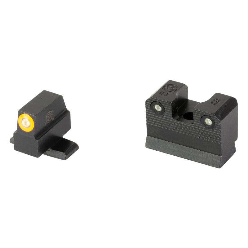 R3D, 2.0, Tritium Night Sight, For Sig P320, P365, P225, P226, P228, P229, SP2009, SP2340, X-Macro, X-Compact, P365XL (Will not fit X or XL series where rear sight is part of or attached to the optics plate), Suppressor Height, Orange Front Outline, Gree