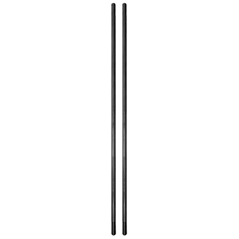 Assembly Rods, For VICTRA-12 Suppressor, 8" Long, 2 Pack, 17-4 Stainless Steel Construction, Black YHM-1208
