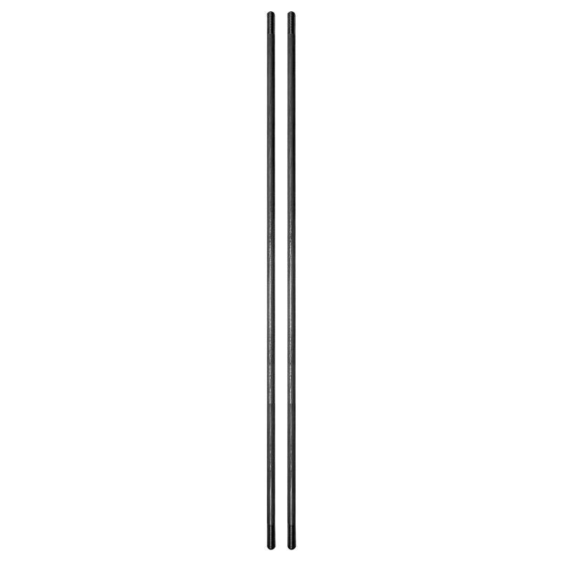 Assembly Rods, For VICTRA-12 Suppressor, 12" Long, 2 Pack, 17-4 Stainless Steel Construction, Black YHM-1212