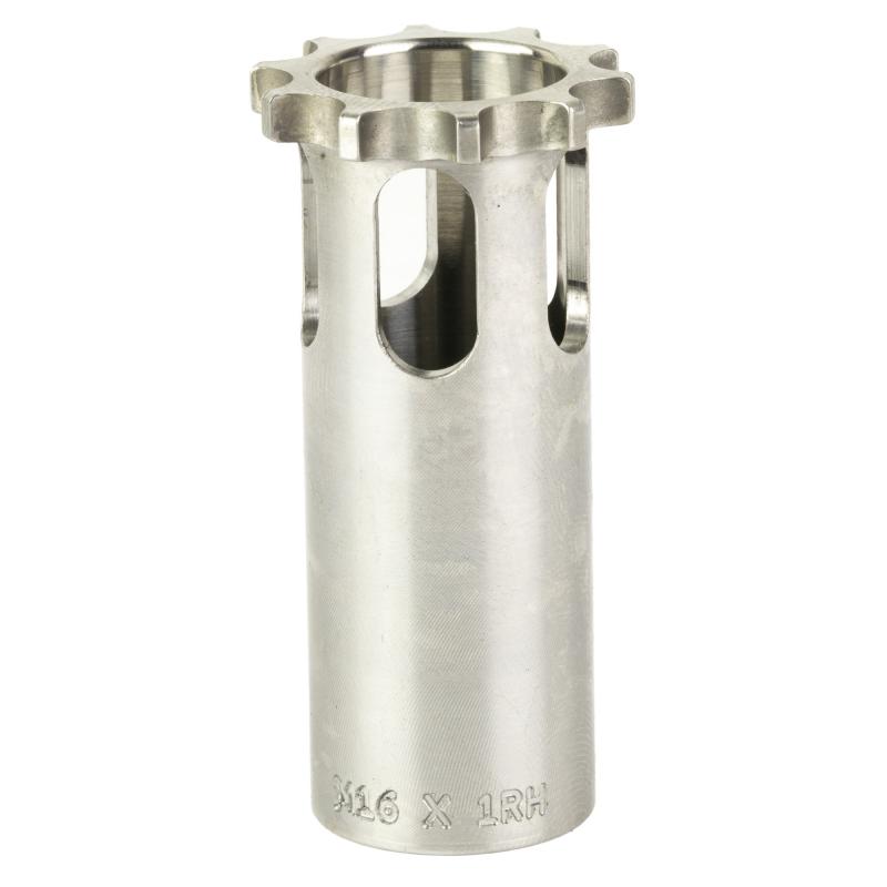Nielsen Pistons, 45 Cal, M16X1RH, Stainless Steel, Compatible with YHMs Booster Housing YHM-2055 as Well as Many Popular Pistol Suppressors, Silver YHM-2062-MR