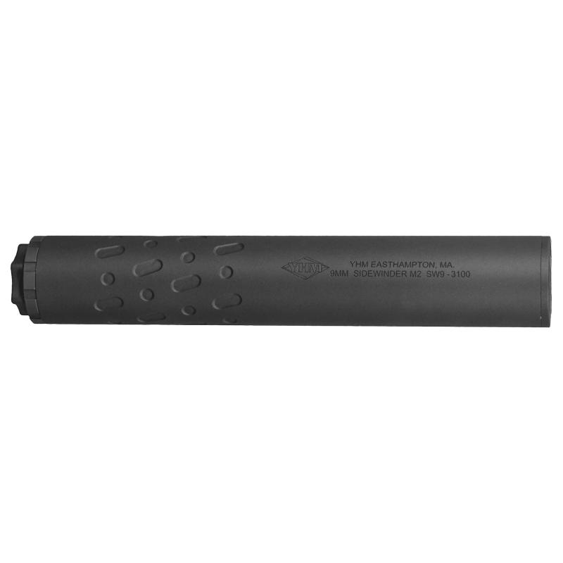 Sidewinder M2, Suppressor, 9MM, 1/2"-28, Steel, Black YHM-2065-28