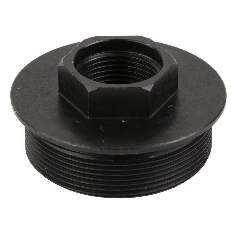 Universal Suppressor Mount, Coverts HUB Mount to Direct Thread, 5/8"-24, Melonite QPQ Finish, Black YHM-2189-24