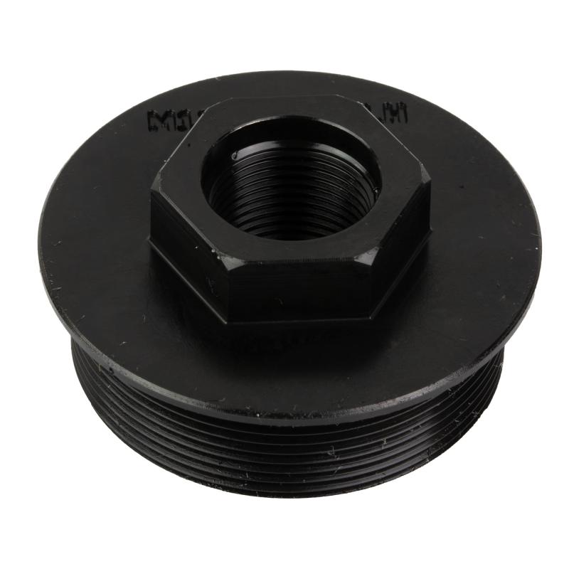 Universal Suppressor Mount, Coverts HUB Mount to Direct Thread, M13.5X1LH, Melonite QPQ Finish, Black YHM-2189-M