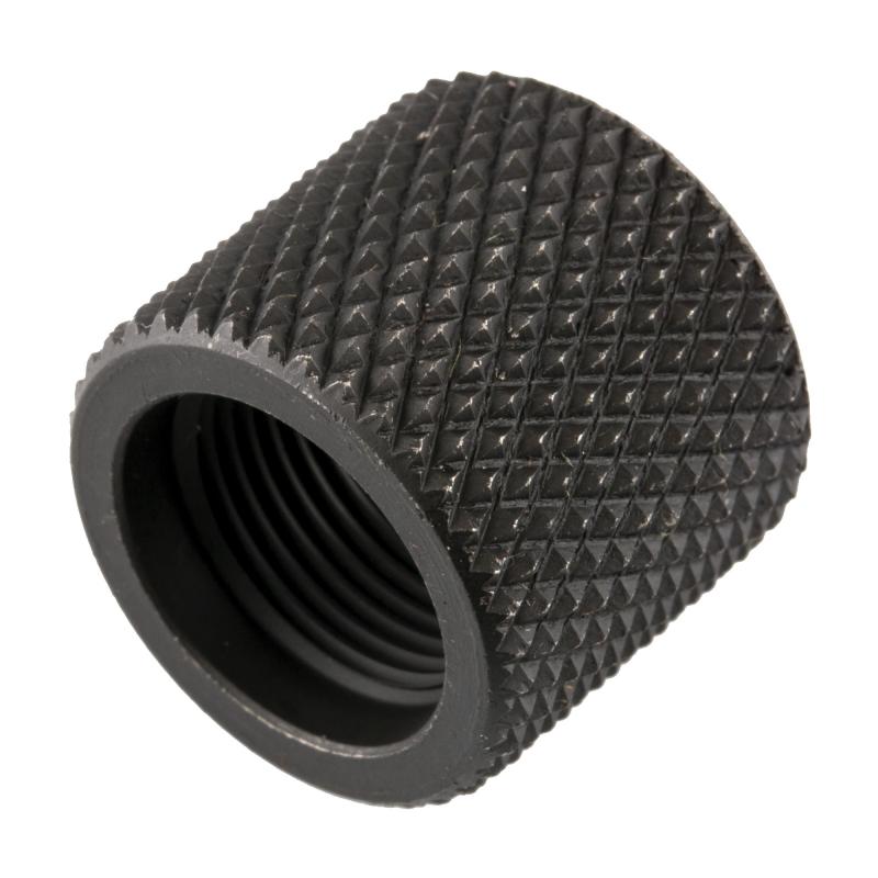 Rifle Thread Protector 1/2-28 TPI Plated Black Finish
