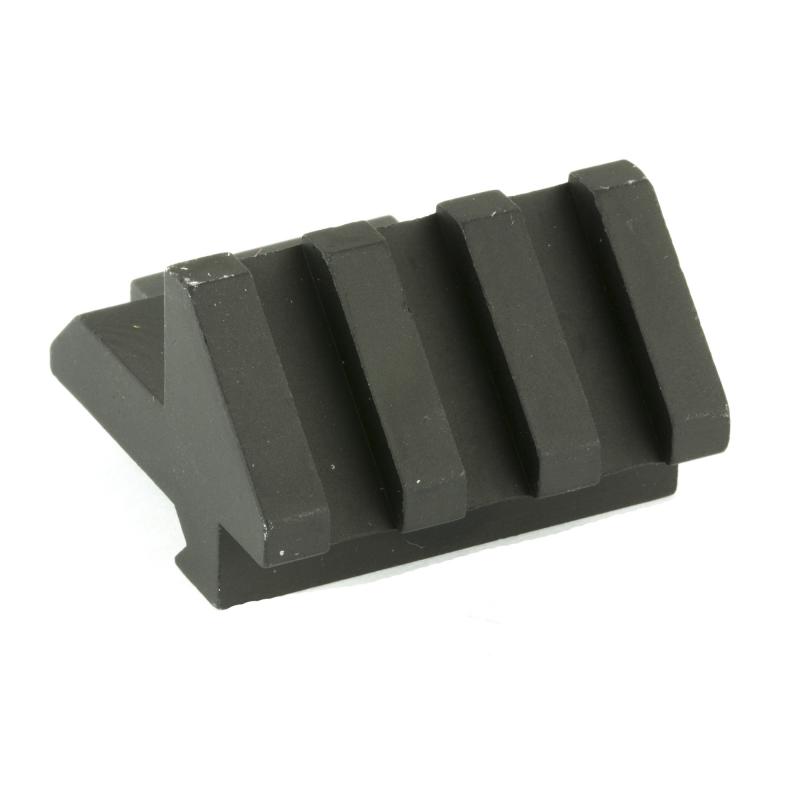 Three Slot Picatinny 45 Degree Angle Mount 1.188 Inch