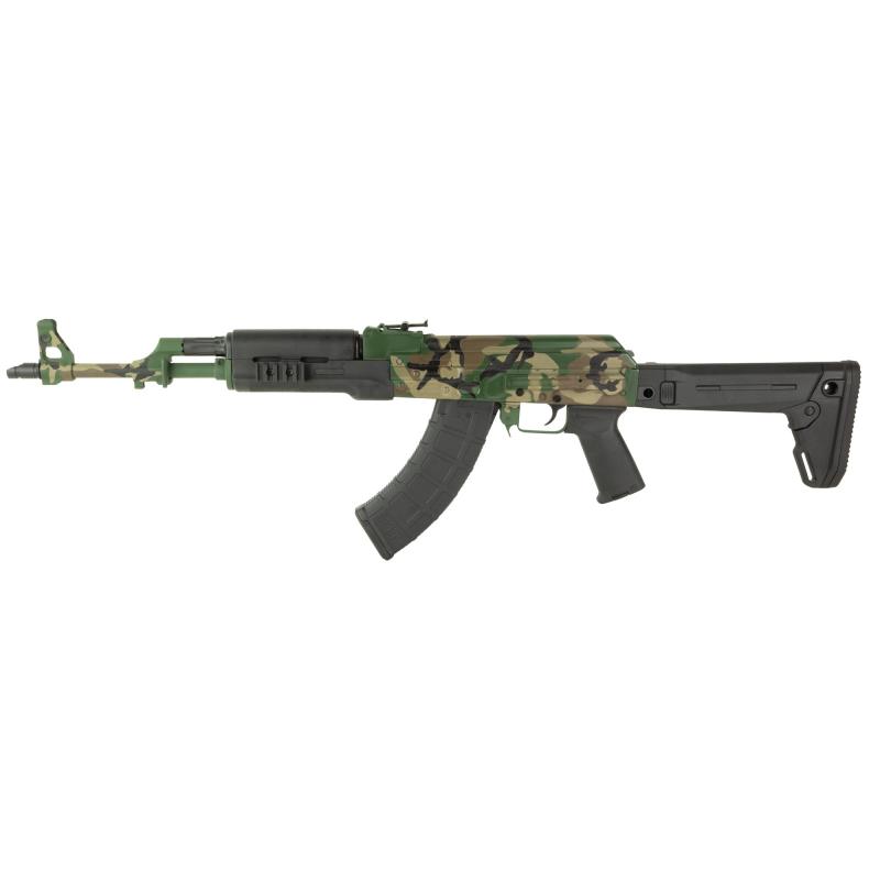 ZPAPM70, Semi-automatic Rifle, AK, 7.62X39, 16" Chrome Lined Barrel, Cerakote Finish, M81 Woodland, Magpul Zhukov Stock, Magpul MOE Grip, Hogue Handguard, 30 Rounds, 1 Magazine ZR7762GP