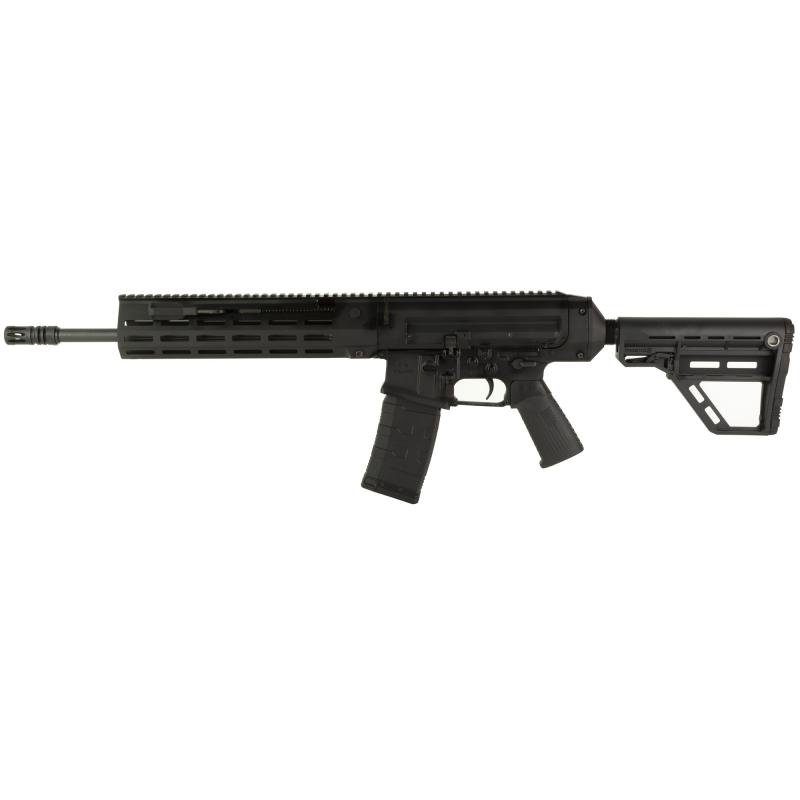 ZF-56, Semi-automatic Rifle, 556NATO, 14.5" Pinned (16" OAL) Barrel, Threaded 1/2x28, Matte Finish, Black, Polymer, Free Float M-LOK Handguard, Collapsible Stock, Manual Safety, 30 Rounds, 3 Magazines ZF56RFL145