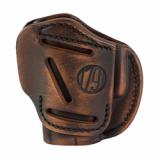 3 Way Holster Size 2, OWB Belt Holster, Fits Sub-Compact Pistols, Matte Finish, Vintage Leather, Right Hand 3WH-2-VTG-A