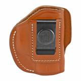 4 Way Holster, Leather Belt Holster, Right Hand, Classic Brown, Fits Glock 42, Size 2 4WH-2-CBR-R