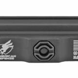 Base Mount, Picatinny, Fits ACOG/Aimpoint, Quick Release, Black, Titanium Lever AD-B2-TL