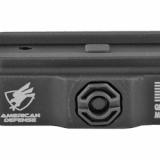 Mount, Fits Aimpoint Micro T-1, Quick Release, Low, Black, Titanium Lever AD-T1-L-STD-TL
