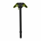 BREACH, AR-15 Charging Handle, Ambidextrous, Large Lever, Gas Deflection Shelf, Anodized Finish, Black and Olive Drab Green APRA700131C