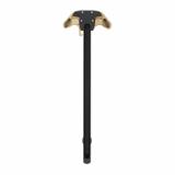 BREACH, AR-10 Charging Handle, Ambidextrous, Small Lever, Gas Deflection Shelf, Anodized Finish, Black and Tan APRA700320C