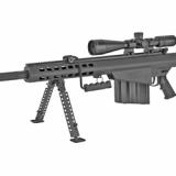 82A1, Semi-automatic, 50BMG, 20" Barrel, Black Finish, Synthetic Stock, 10Rd, 1 Magazine, Bi-pod, Vortex Viper PST 5-25x50 FFP With EBR-7C Reticle, Barrett Zero Gap Rings 18602