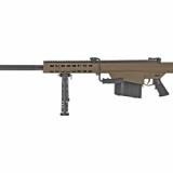 Barrett, 82A1, Semi-automatic, 50BMG, 29" Fluted Barrel, Coyote Finish, Synthetic Stock, 10Rd, Carry Case, 1 Magazine, Monopod Included 18858