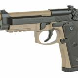 M9A3, Semi-automatic, Full Size, 9MM, 5", Alloy, Flat Dark Earth/Black, 17Rd, 3 Mags, Ambidextrous J92M9A3M4