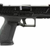 APX A1 FS, Striker Fired, Semi-automatic, Polymer Frame Pistol, Full Size, 9MM, 4.25" Barrel, Matte Finish, Black, Optics Ready, Trigger Safety, Fiber Optic Sights, 17 Rounds, 2 Magazines JAXA1F917FO