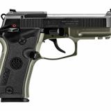 80X Cheetah, Semi-automatic Pistol, Double/Single Action, Metal Frame, Compact, 380 ACP, 3.9" Silver Barrel, Black Slide, Olive Drab Green Frame, Optics Ready, Ambidextrous Safety, Interchangeable Front Sight, 13 Rounds, 2 Magazines SPEC0713A