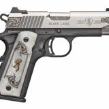 1911-380, Medallion, Semi-automatic, Full Size, 380 ACP, 4.25" Barrel, Engraved Matte Stainless Steel Slide, Black Polymer Frame, Right Hand, Buckmark Imitation Pearl Grips, Ambidextrous Thumb Safety, White 3 Dot Sights, 8Rd 051966492