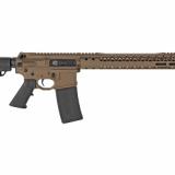 Billet Rifle, Semi-automatic, AR, 223 Rem/556NATO, 16" Barrel, Burnt Bronze Cerakote Finish, MFT Minimalist Stock, 30Rd BRO-20102903