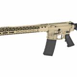 Billet Rifle, Semi-automatic, AR, 223 Rem/556NATO, 16" Barrel, Light Sand Battleworn Cerakote Finish, MFT Minimalist Stock, 30Rd BRO-20110903