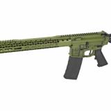 Billet Rifle, Semi-automatic, AR, 223 Rem/556NATO, 16" Barrel, Bazooka Green Battleworn Cerakote Finish, MFT Minimalist Stock, 30Rd BRO-20111001