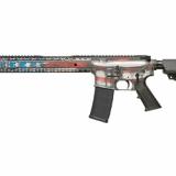 SPEC15, Semi-automatic Rifle, 223 Rem/556NATO, 16" M4 4150 Chromoly Barrel, American Flag Finish, A2 Grip, Ehanced GI Stock, 30Rd, 12" Handguard, A2 Flash Hider, 1 Magazine BRO-SPEC15-AMERICA