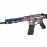 SPEC15, Semi-automatic Rifle, 223 Rem/556NATO, 16" M4 4150 Chromoly Barrel, American Flag Finish, A2 Grip, Ehanced GI Stock, 30Rd, 12" Handguard, A2 Flash Hider, 1 Magazine BRO-SPEC15-AMERICA
