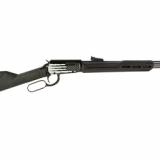 Rio Bravo, Lever Action, 22 WMR, 20" Barrel, AdjustableSights, Synthetic Stock, Engraved US Flag on Receiver, 12 Rounds RL22W201SY-EN18