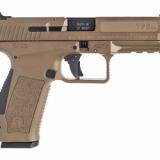 TP9SA MOD 2, Striker Fired, Semi-automatic, Polymer Frame Pistol, 9MM, 4.46" Barrel, Flat Dark Earth, Warren Tactical Sights, 18 Rounds, 2 Magazines HG4863D-N
