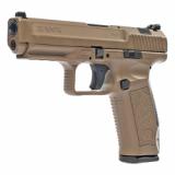 TP9SA MOD 2, Striker Fired, Semi-automatic, Polymer Frame Pistol, 9MM, 4.46" Barrel, Flat Dark Earth, Warren Tactical Sights, 18 Rounds, 2 Magazines HG4863D-N
