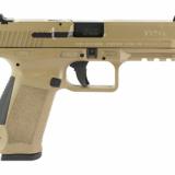 TP9SF, Striker Fired, Semi-automatic, Polymer Frame Pistol, Compact, 9MM, 4.46" Barrel, Matte Finish, Black, Blacked Out Rear Sight with Front Dot, 10 Rounds, 2 Magazines, Includes Holster and Interchangeable Backstraps HG4866D-N