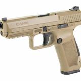 TP9SF, Striker Fired, Semi-automatic, Polymer Frame Pistol, Compact, 9MM, 4.46" Barrel, Matte Finish, Black, Blacked Out Rear Sight with Front Dot, 10 Rounds, 2 Magazines, Includes Holster and Interchangeable Backstraps HG4866D-N