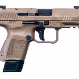 TP9 Elite SC, Striker Fired, Semi-automatic, Polymer Frame Pistol, 9MM, 3.6" Barrel, Cerakoted Finish,  Splinter Camo, Loaded Chamber Indicator, Reversible Magazine Release, 2 Magazines, (1)-12 Round and (1)- 15 Round, Holster, 2 Interchangeable Back Str